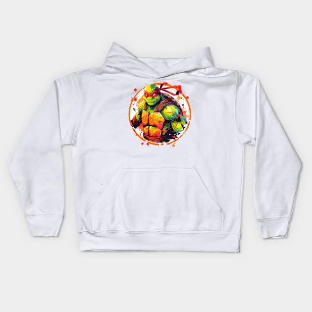 raphael Kids Hoodie by enzo studios